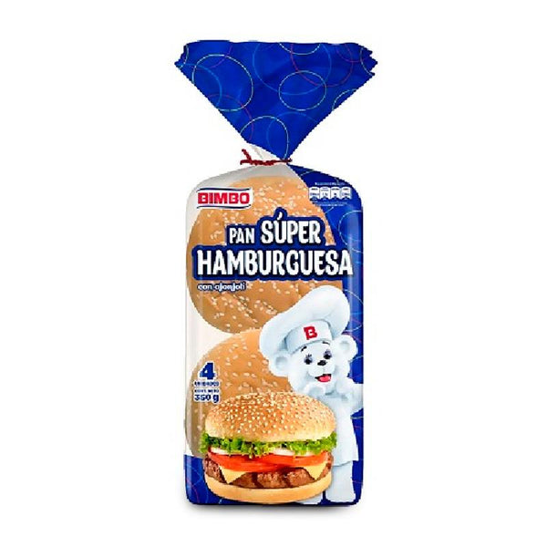 HAMBURGUESA BIMBO 4U 350G SUPER
